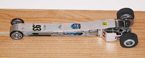 This slot car, hand built by Gene Husting, was the fastest slot car in the world for 24 years!